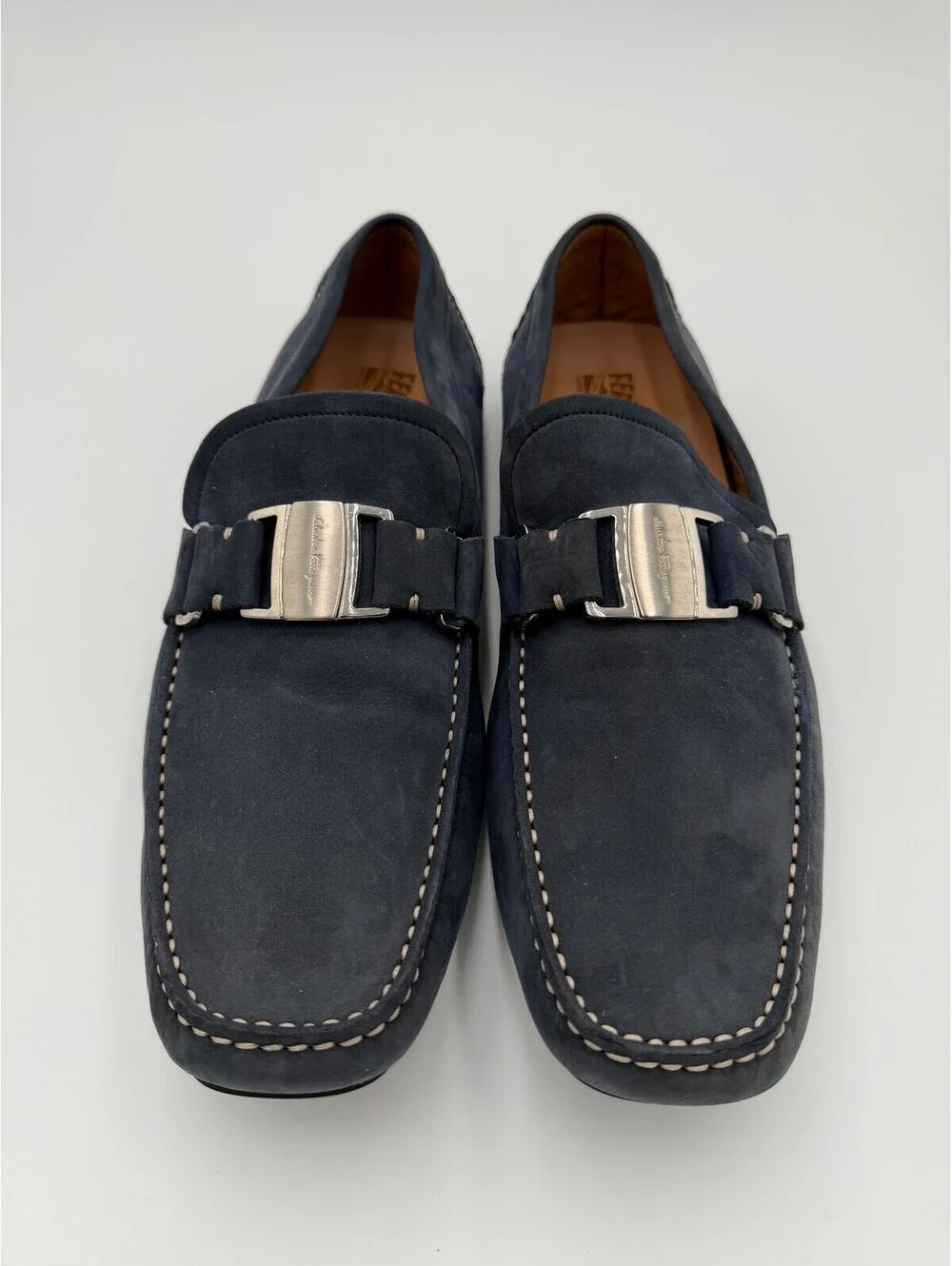 Salvatore Ferragamo Gancini Driving Loafers Size 11/44